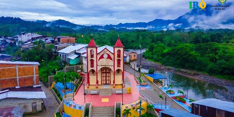 Río Iró, Chocó. Santa Rita de Iró, cabecera municipal.