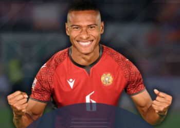El chocoano Wbeymar Angulo Mosquera marcó gol para la selección asiática de Armenia