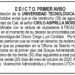 Edicto 1er. aviso Cirilo Asprilla Moreno