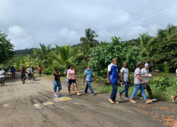 Verifican terrenos en Bahía Solano que están en proceso de extinción de dominio