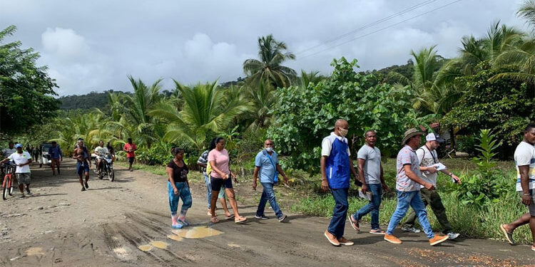 Verifican terrenos en Bahía Solano que están en proceso de extinción de dominio