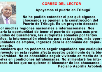 Correo del lector. Apoyo al puerto en Tribugá