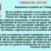 Correo del lector. Apoyo al puerto en Tribugá