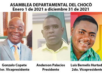 Directiva de la Asamblea del Chocó en el 2021