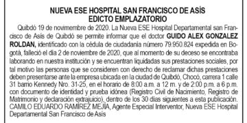 Edicto Guido Álex González Roldán