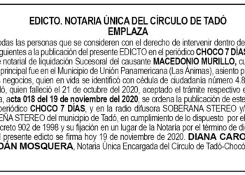 Edicto Macedonio Murillo