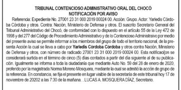 Notificación por aviso