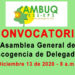 AMBUQ EPS-S-ESS, Convocatoria Asamblea General de Escogencia de Delegados, diciembre 13 de 2020