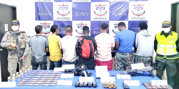 Bajo Baudó: capturan ocho presuntos integrantes del Clan del Golfo