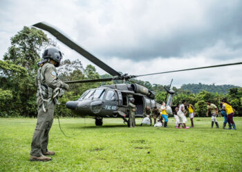 Tres líderes sociales de Alto Baudó fueron trasladados en helicóptero