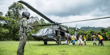 Tres líderes sociales de Alto Baudó fueron trasladados en helicóptero
