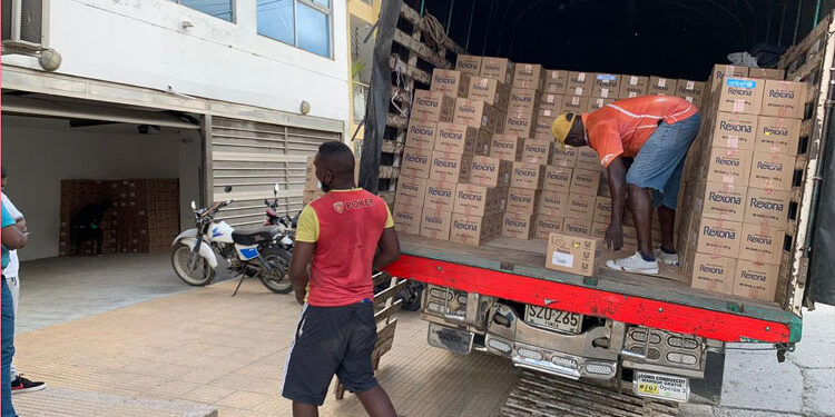 Unicef dona 1.606 cajas de jabón para las instituciones educativas del Chocó