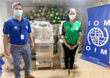 Donación de quince lavamanos portátiles
