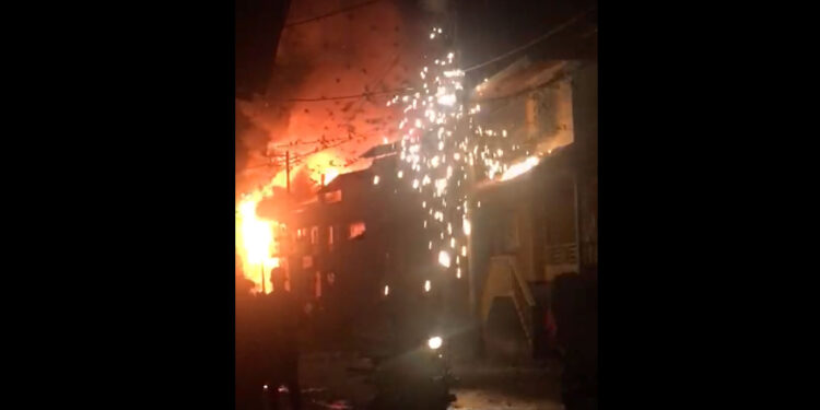 Incendio en Riosucio: 25 viviendas destruidas