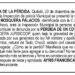 Pérdida CDT. Ayris Francisca Mosquera Palacios