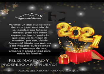 Feliz Navidad desea Aguas del Atrato a todos los quibdoseños