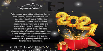 Feliz Navidad desea Aguas del Atrato a todos los quibdoseños