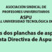 Inscritas dos planchas de aspirantes a la Junta Directiva de Aspu-Chocó