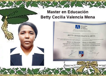 Betty Cecilia Valencia Mena, Master en Educación