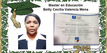 Betty Cecilia Valencia Mena, Master en Educación