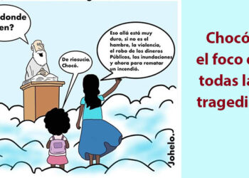 Chocó, el foco de todas las tragedias (caricatura)