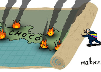 Chocó. Caricatura por Malbuena