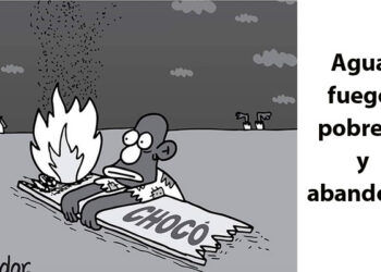 Agua, fuego, pobreza y abandono (caricatura de Matador)