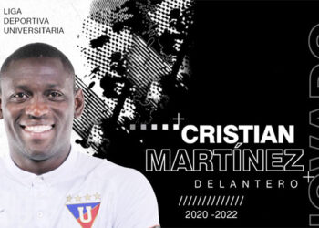 Cristian Martínez Borja renovó su contrato con Liga de Quito
