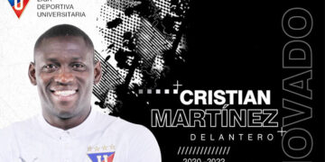 Cristian Martínez Borja renovó su contrato con Liga de Quito