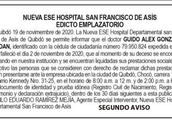 Edicto 2do. aviso Guido Álex González