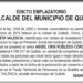 Edicto 2do. aviso María Ezequiela Cuesta Valencia