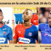 Tres futbolistas chocoanos a la selección Sub 20 de Colombia