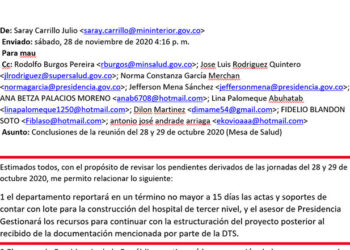 Carta abierta al gobernador del Chocó. Hospital de tercer nivel.