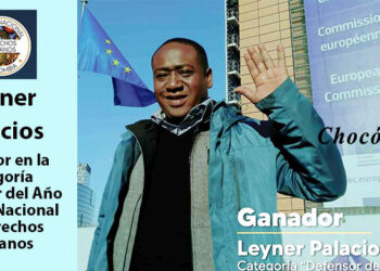 Leyner Palacios Asprilla, Premio Nacional de Derechos Humanos en Colombia 2020