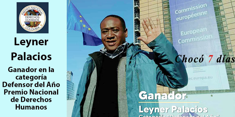 Leyner Palacios Asprilla, Premio Nacional de Derechos Humanos en Colombia 2020