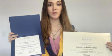 Joven abogada chocoana logra mención de honor y beca en EAFIT