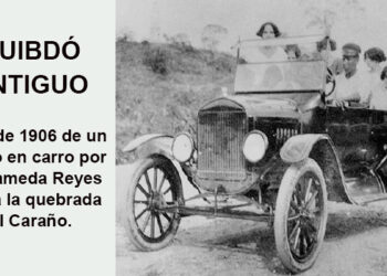 Quibdó antiguo. Paseo en carro. 1906.