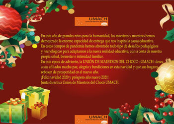 Feliz Navidad Unión de Maestros del Chocó UMACH