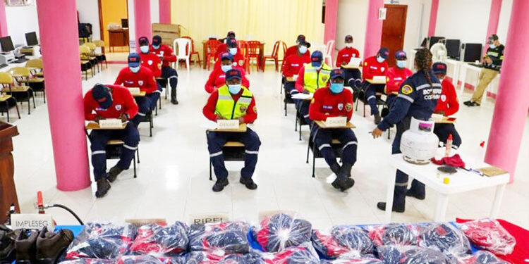 Segundo grupo de bomberos en Riosucio