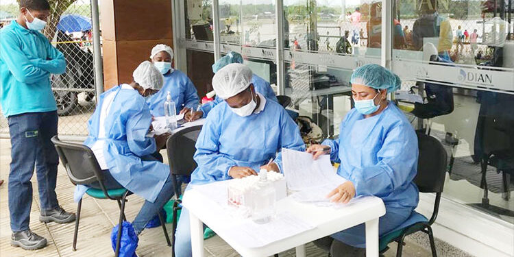 Sigue toma de muestras para diagnóstico de COVID-19 en el Chocó