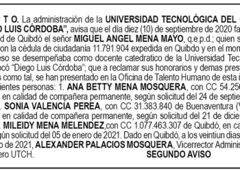 Edicto 2do. aviso Miguel Ángel Mena Mayo