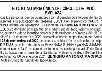 Edicto Antonio Ever Copete Murillo