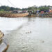 Por rotura de cable suspenden trabajos en puente colgante en Lloró