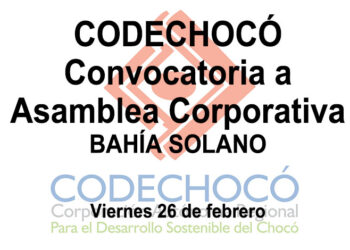 Codechocó: convocatoria a Asamblea Corporativa