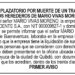 Edicto 1er. aviso Mario Vivas Moreno
