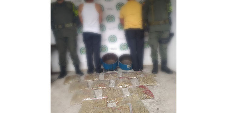 Transportaban 7 kilos de marihuana en un compresor