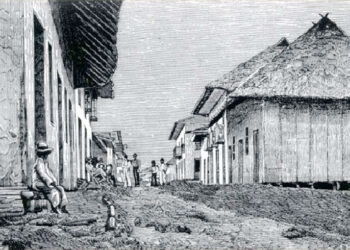 Calle principal de Quibdó. 1886