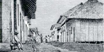 Calle principal de Quibdó. 1886