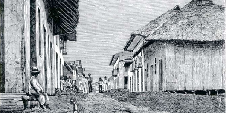 Calle principal de Quibdó. 1886