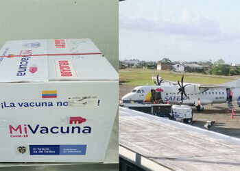 Ya llegaron las primeras 144 vacunas contra el Covid-19 a Quibdó